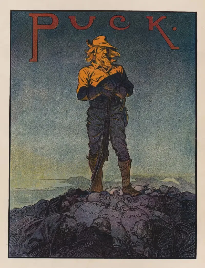 Доктрина Монро – пусть Сэм сделает это by Удо Кепплер, 1911 — digital art print download