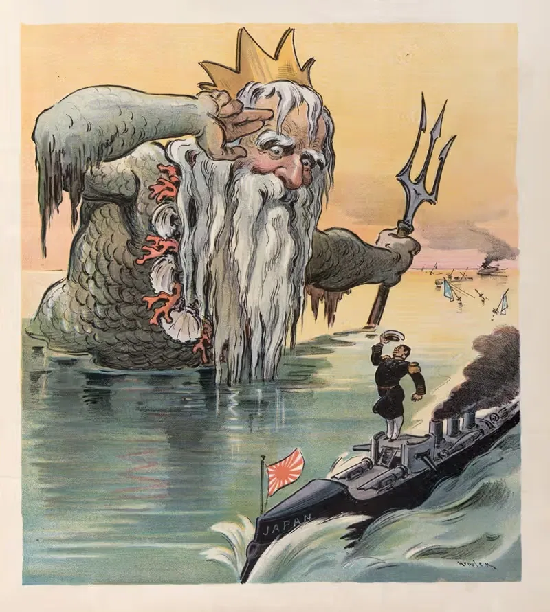Старый моряк приветствует by Удо Кепплер, 1904 — digital art print download