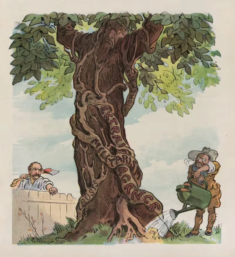 Дерево процветания by Удо Кепплер, 1904 — digital art print download