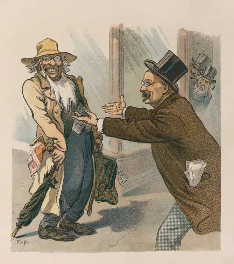 Они принимают его за замануху by Удо Кепплер, 1907 — digital art print download