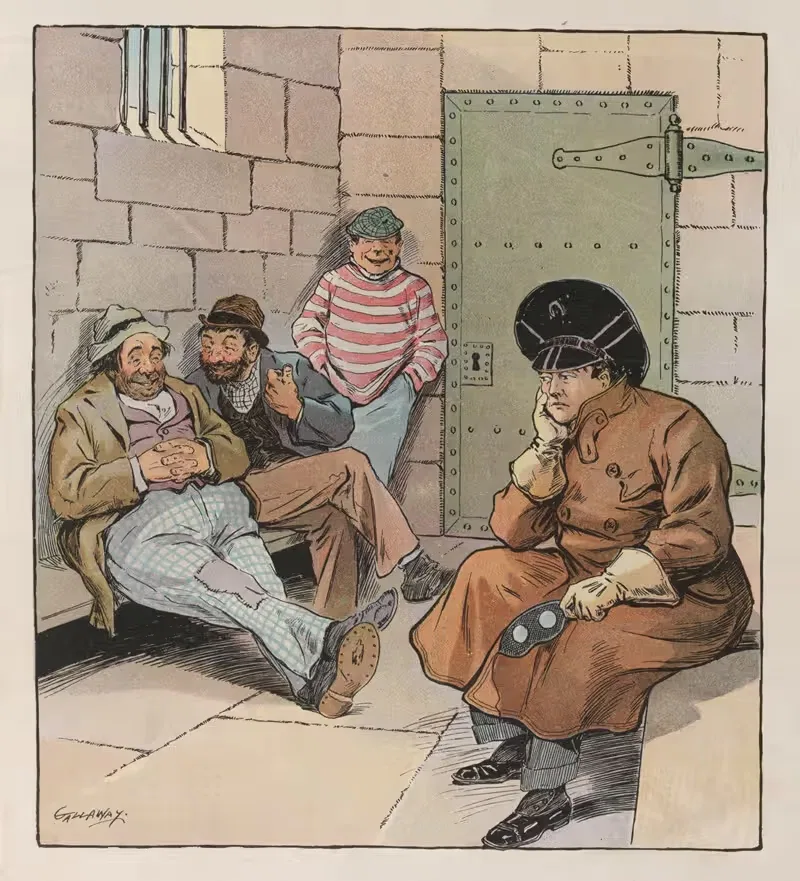 Тюрьма – единственное средство by Уолтер Х. Галлавей, 1902 — digital art print download