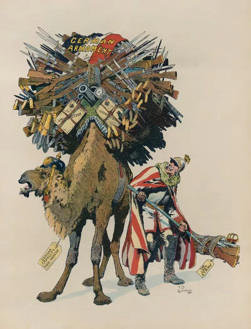 Всегда есть последняя соломинка by Уилл Кроуфорд, 1913 — digital art print download
