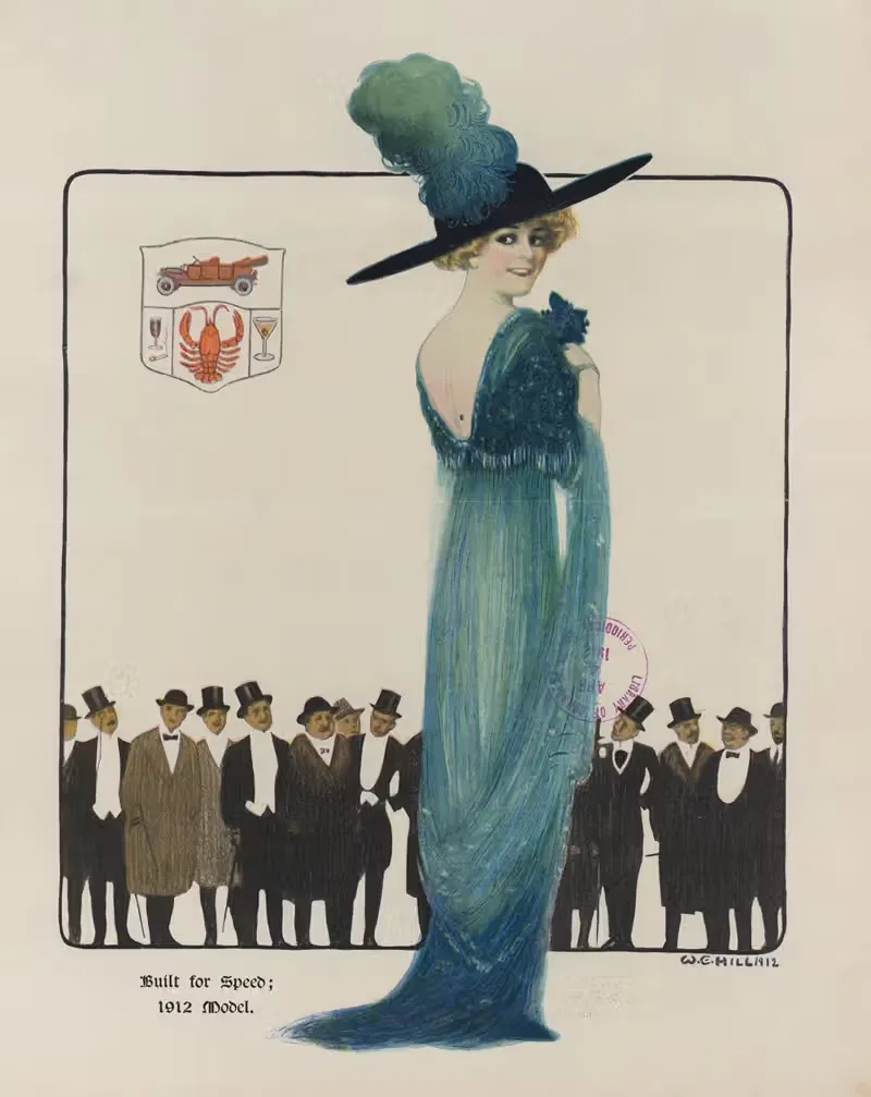 Построенный для скорости; модель 1912 года by Уильям Эли Хилл, 1912 — digital art print download