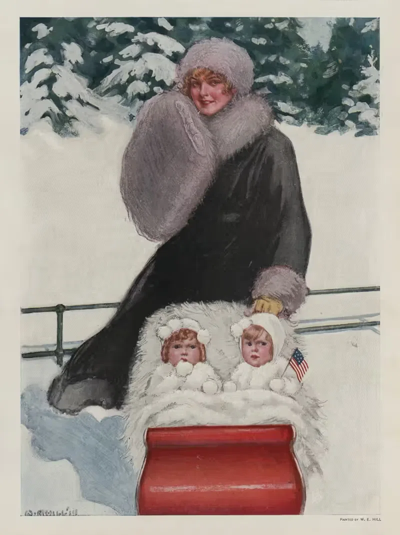 Сделано в Америке by Уильям Эли Хилл, 1914 — digital art print download