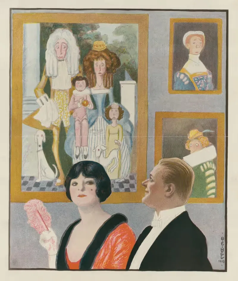 Жестокий ответ by Уильям Эли Хилл, 1913 — digital art print download