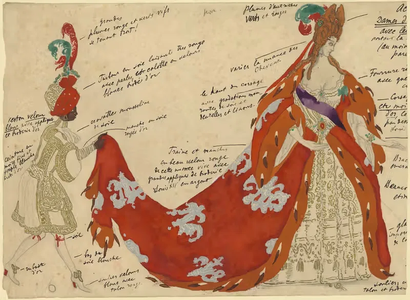 A Courtier in The Sleeping Princess — Léon Bakst