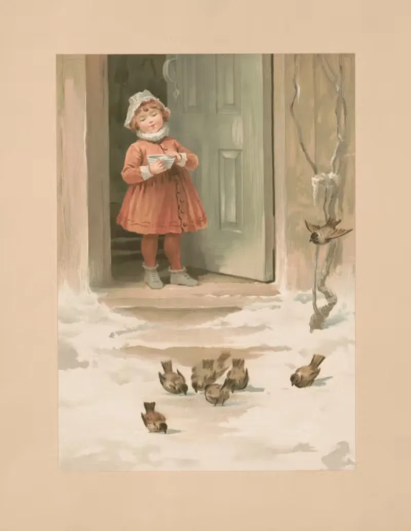 In February by William Ladd Taylor, 1888 — digital art print download