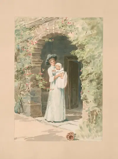 In June by William Ladd Taylor, 1888 — digital art print download