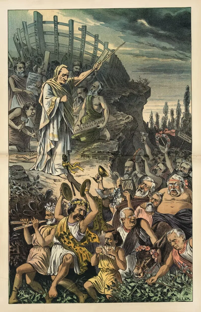 Строительство ковчега by Бернхард Гиллам, 1884 — digital art print download
