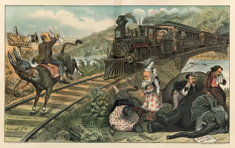 Мистер Хилл примеряет by Бернхард Гиллам, 1885 — digital art print download