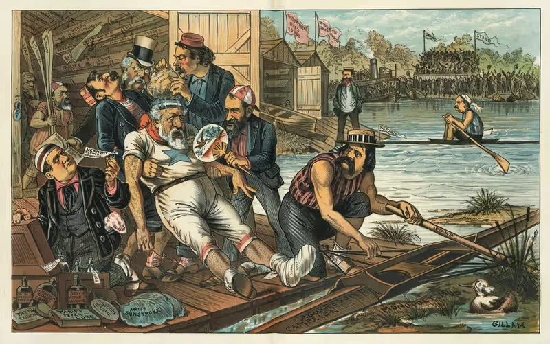 The political Courtney — Bernhard Gillam
