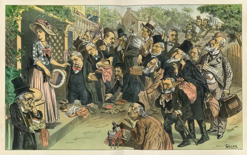 The political Sam'ls of Posen — Bernhard Gillam