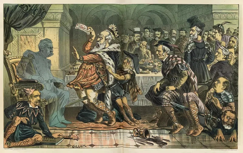Кто убил Хэнкока by Бернхард Гиллам, 1883 — digital art print download