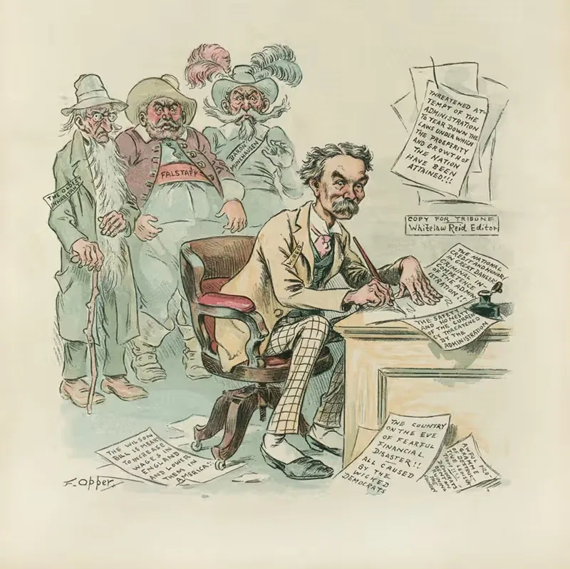 Он разбивает их в пух и прах by Фредерик Бурр Оппер, 1894 — digital art print download