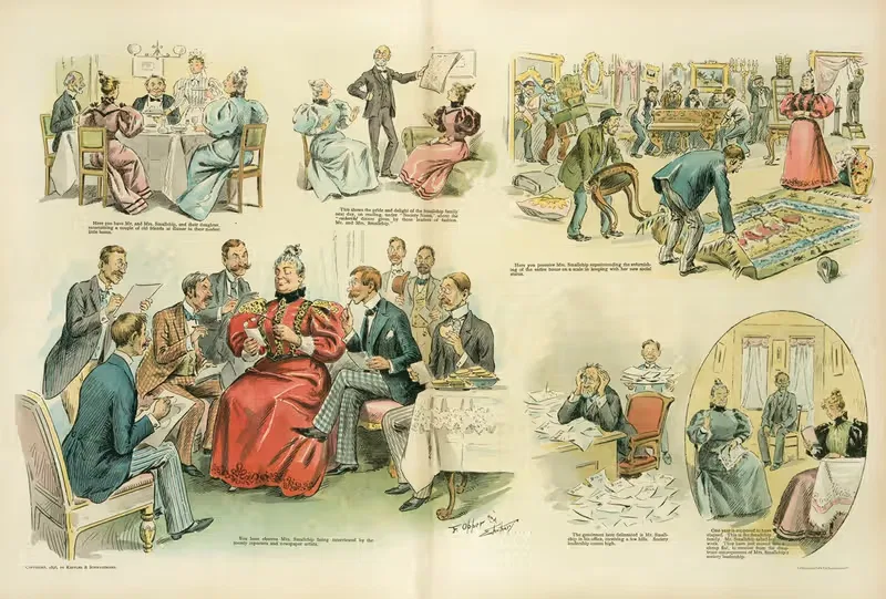 Что может сделать газетный пиар by Фредерик Бурр Оппер, 1896 — digital art print download