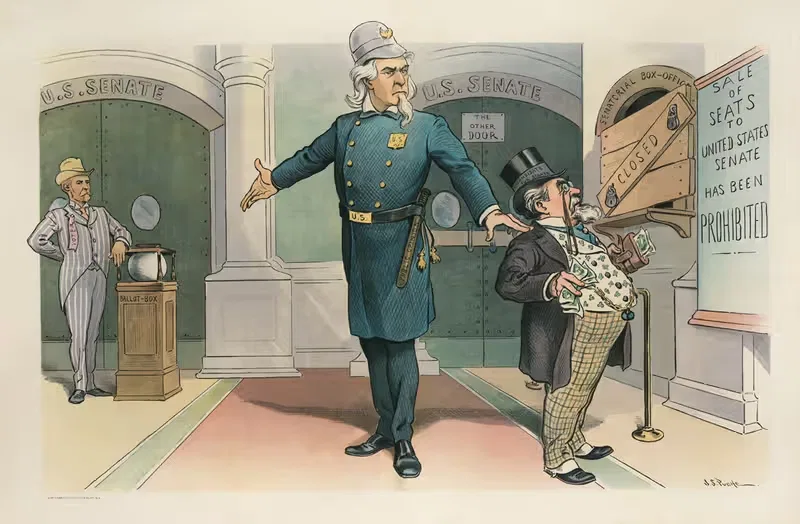 Необходимое изменение в сенаторском лобби by Джон Самуэль Паг, 1902 — digital art print download
