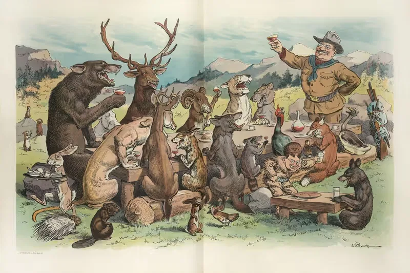 День благодарения by Джон Самуэль Паг, 1905 — digital art print download