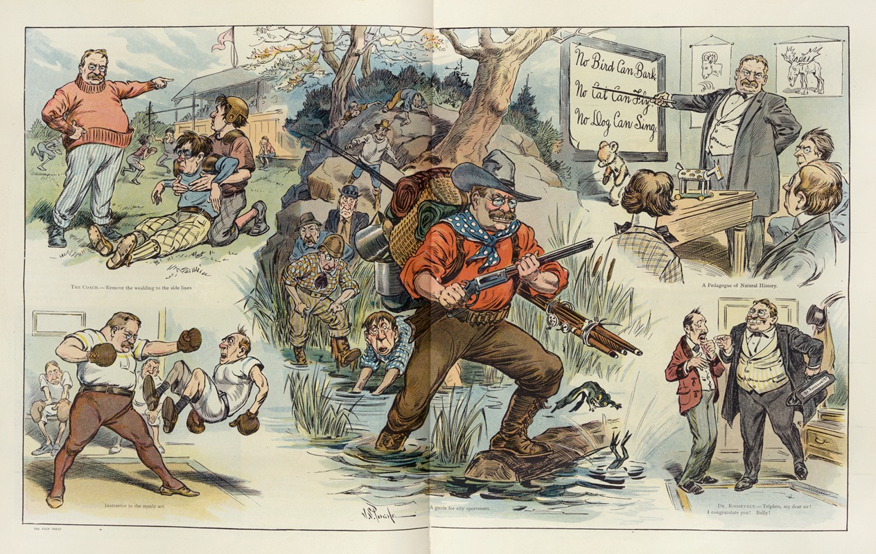 Будущие профессии для Рузвельта by Джон Самуэль Паг, 1907 — digital art print download