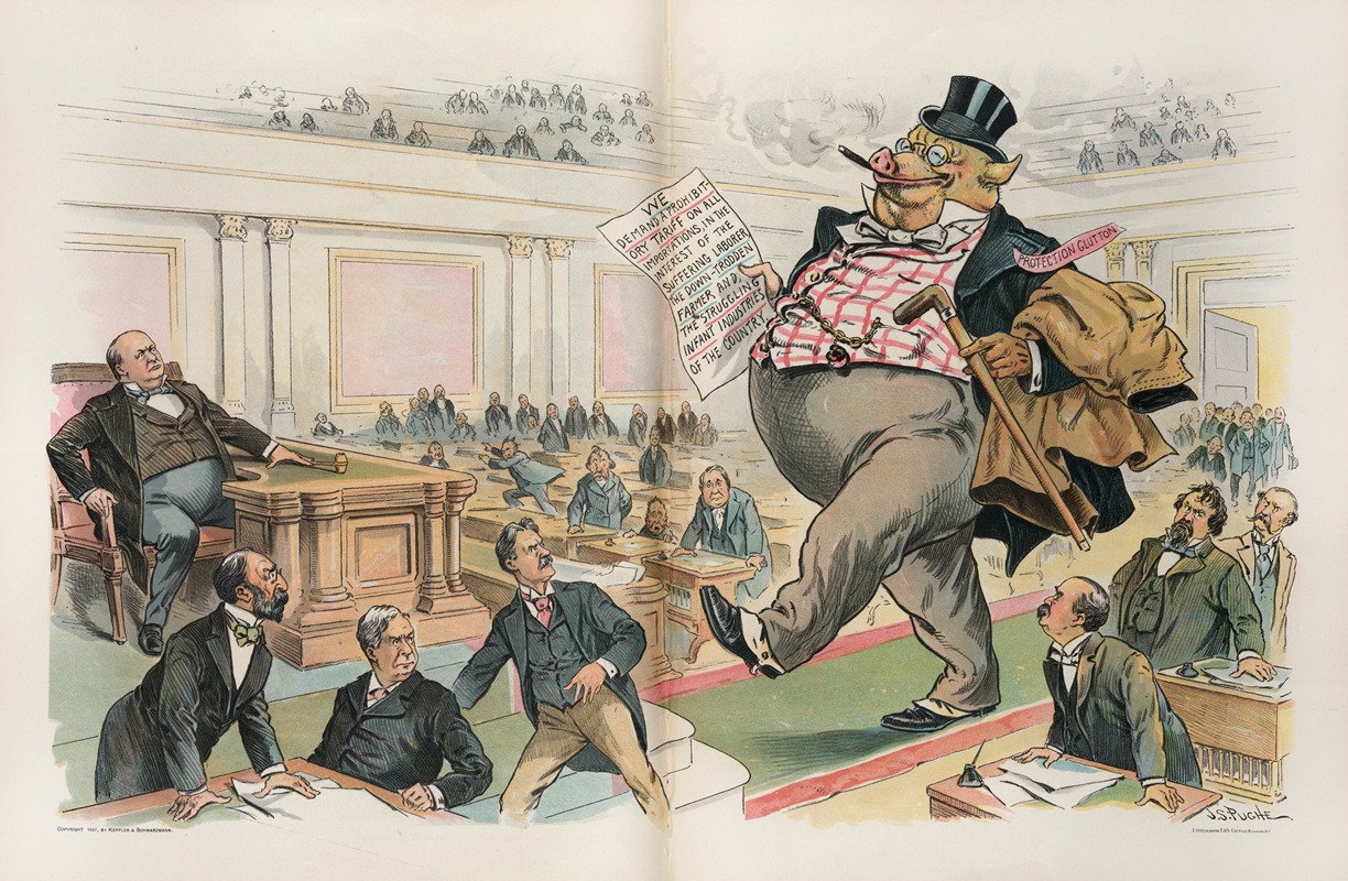 Он снова вернулся! by Джон Самуэль Паг, 1897 — digital art print download