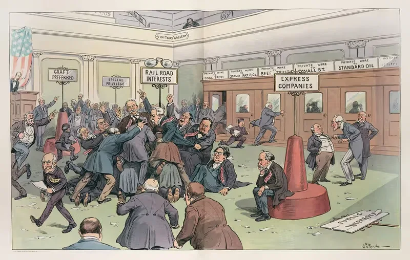 Недавняя суматоха в Сенате by Джон Самуэль Паг, 1906 — digital art print download