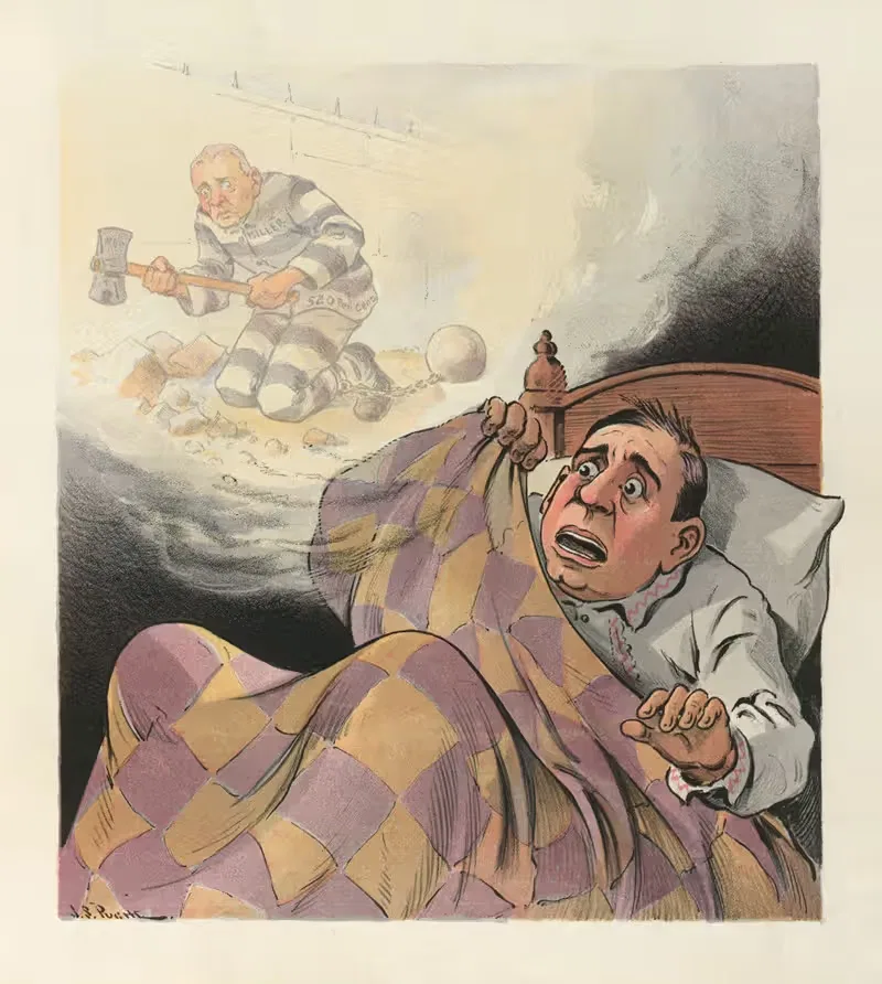Кошмар промоутера доверия by Джон Самуэль Паг, 1903 — digital art print download