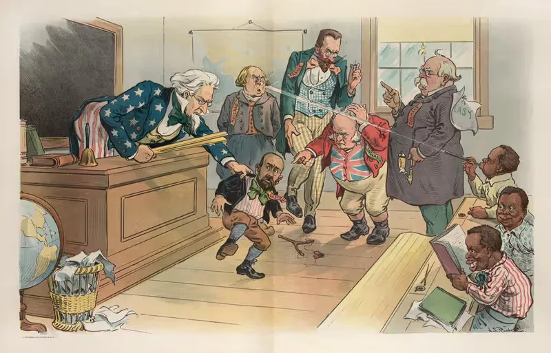День посетителей by Джон Самуэль Паг, 1905 — digital art print download