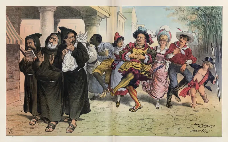 Гармония и зависть by Джозеф Фердинанд Кепплер, 1885 — digital art print download
