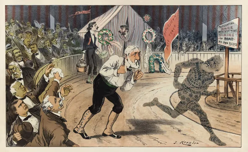 Он не может побить свой собственный рекорд by Джозеф Фердинанд Кепплер, 1884 — digital art print download