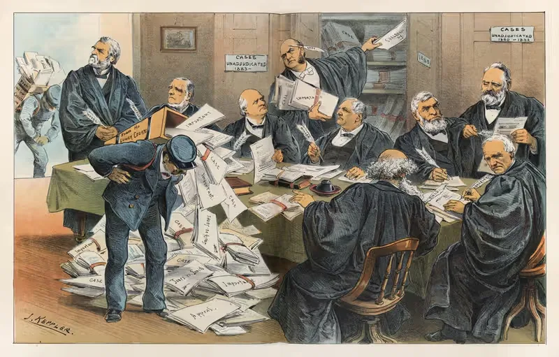 Наша перегруженная Верховная Суд by Джозеф Фердинанд Кепплер, 1885 — digital art print download