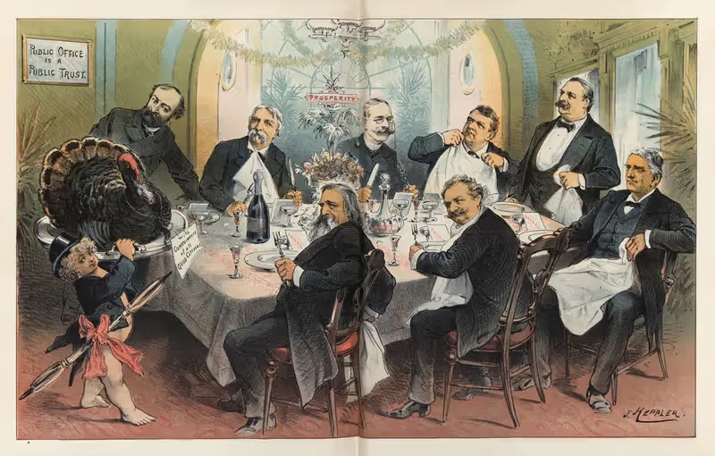 День благодарения, 1885 by Джозеф Фердинанд Кепплер, 1885 — digital art print download