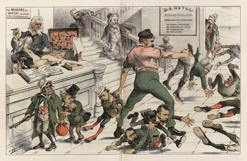 The U.S. Hotel badly needs a 'bouncer' — Joseph Ferdinand Keppler