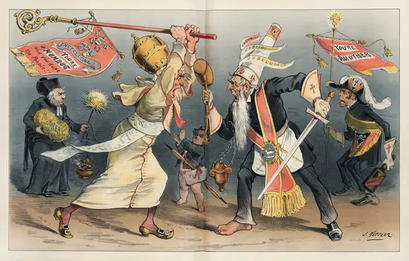 Два одинаковых by Джозеф Фердинанд Кепплер, 1884 — digital art print download