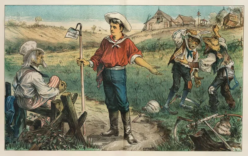 Заброшенная ферма дяди Сэма by Джозеф Фердинанд Кепплер, 1882 — digital art print download