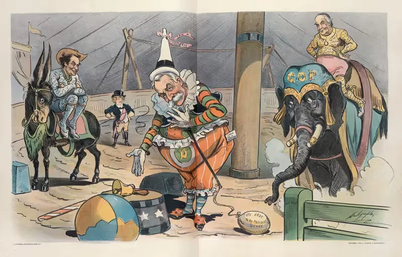 A much-needed comedy element in the campaign of 1900 — Louis Dalrymple