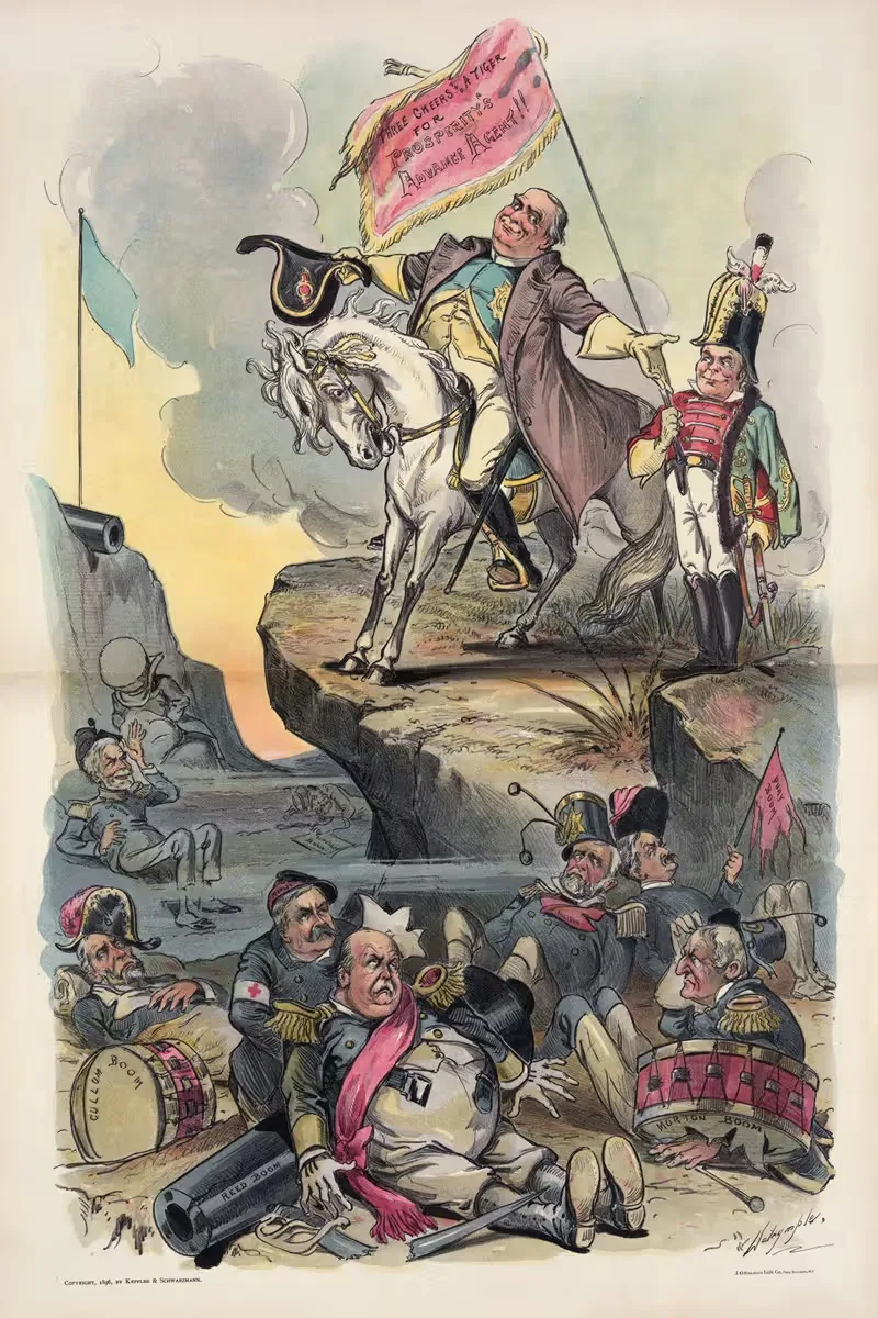Он начинает с Аустерлица by Луис Далримпл, 1896 — digital art print download