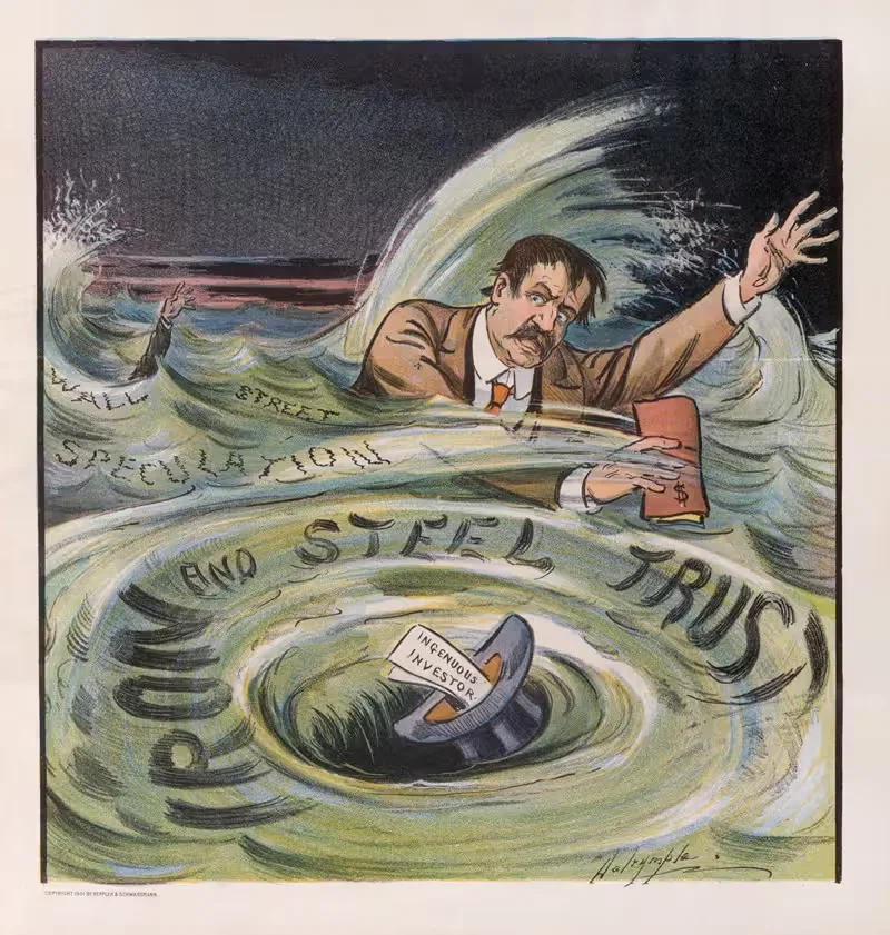 Инвесторы, будьте осторожны! by Луис Далримпл, 1901 — digital art print download