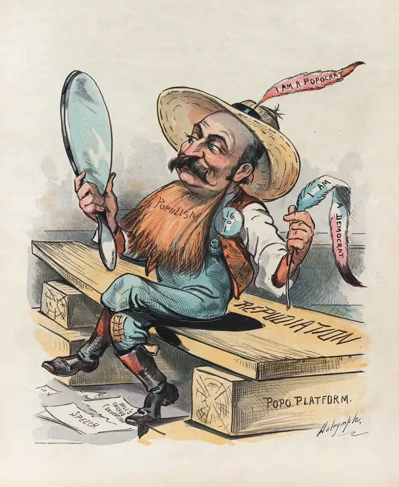 Making-up for a new rôle by Louis Dalrymple, 1896 — digital art print download