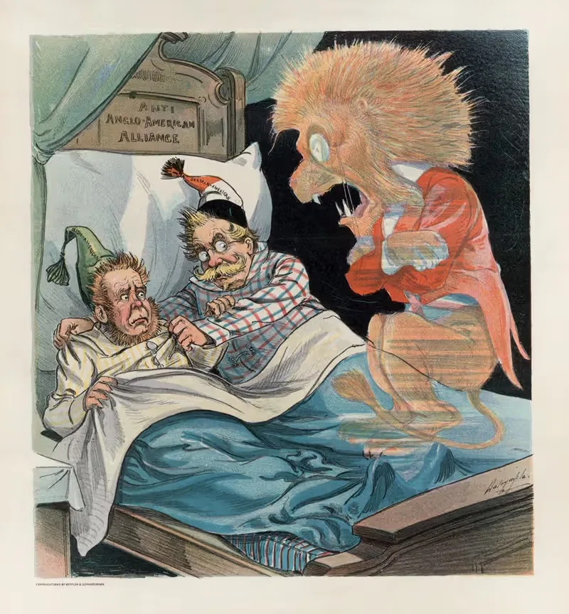 Политика создает странные связи by Луис Далримпл, 1899 — digital art print download