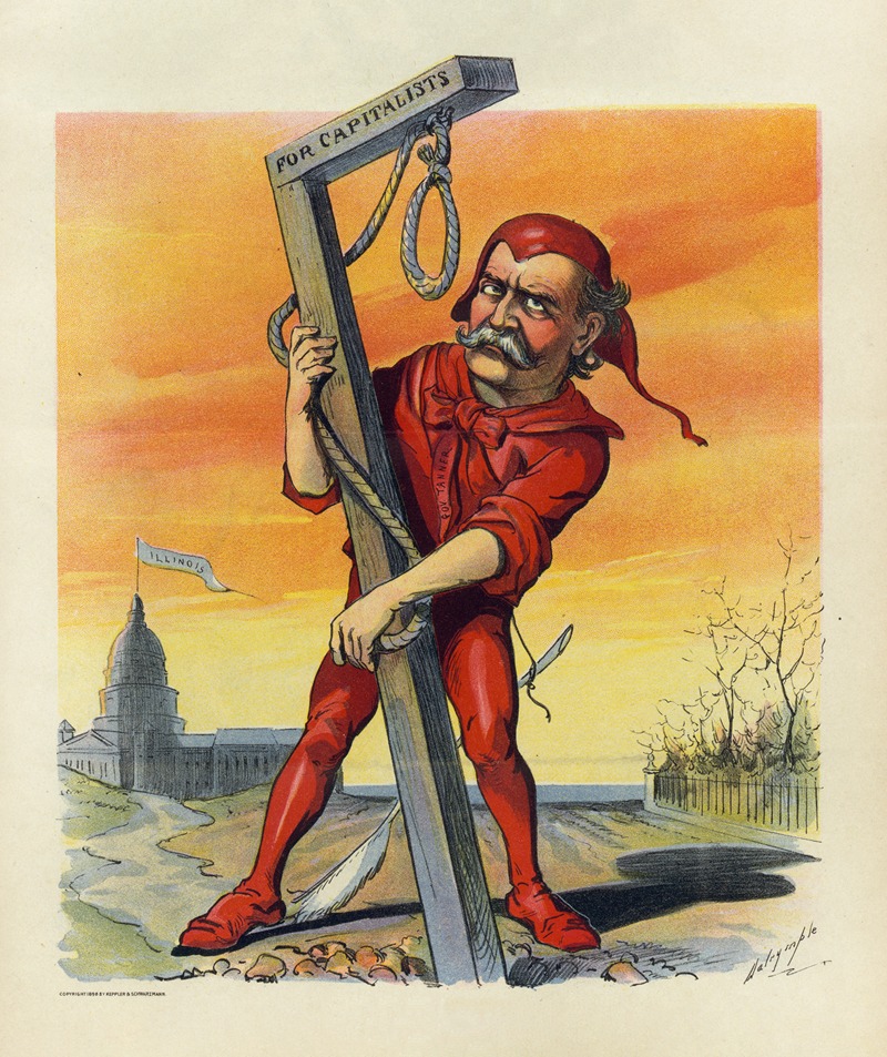 Бедный Иллинойс! by Луис Далримпл, 1898 — digital art print download