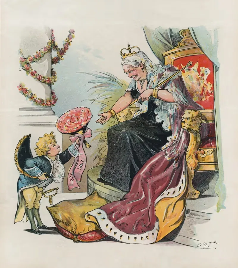 Пак к Виктории, Р. by Луис Далримпл, 1897 — digital art print download
