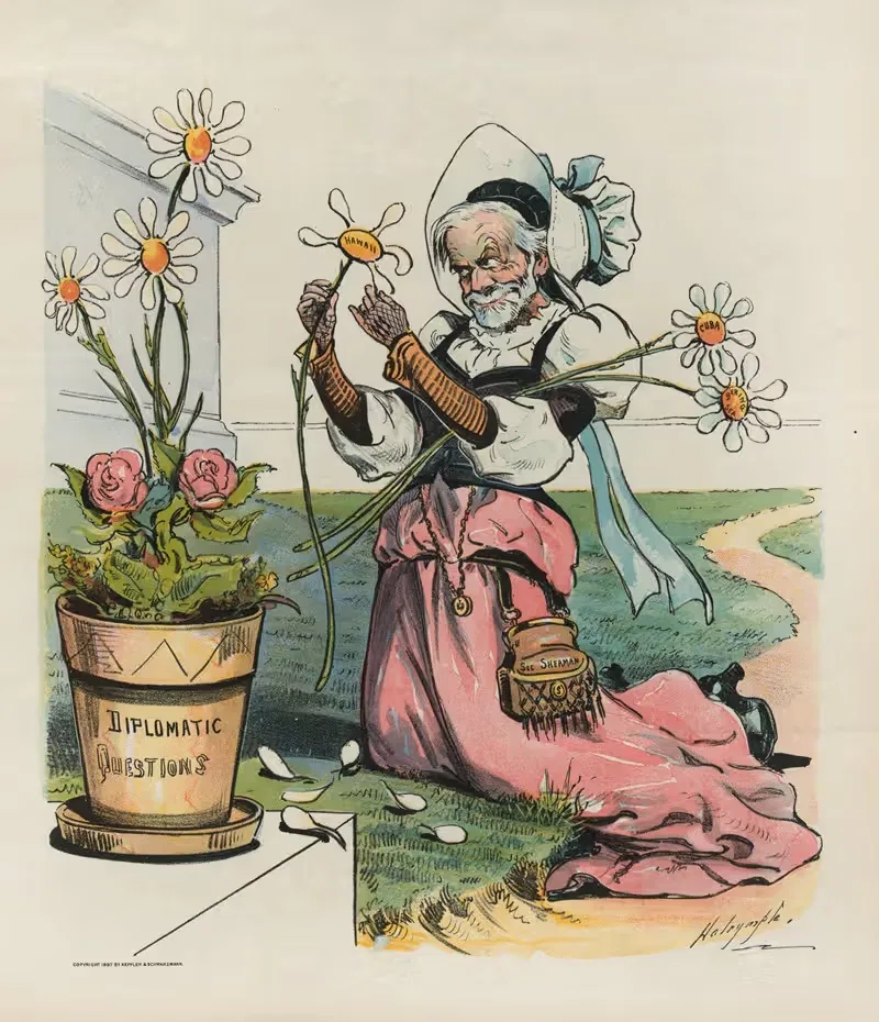 Улаживание государственных дел by Луис Далримпл, 1897 — digital art print download