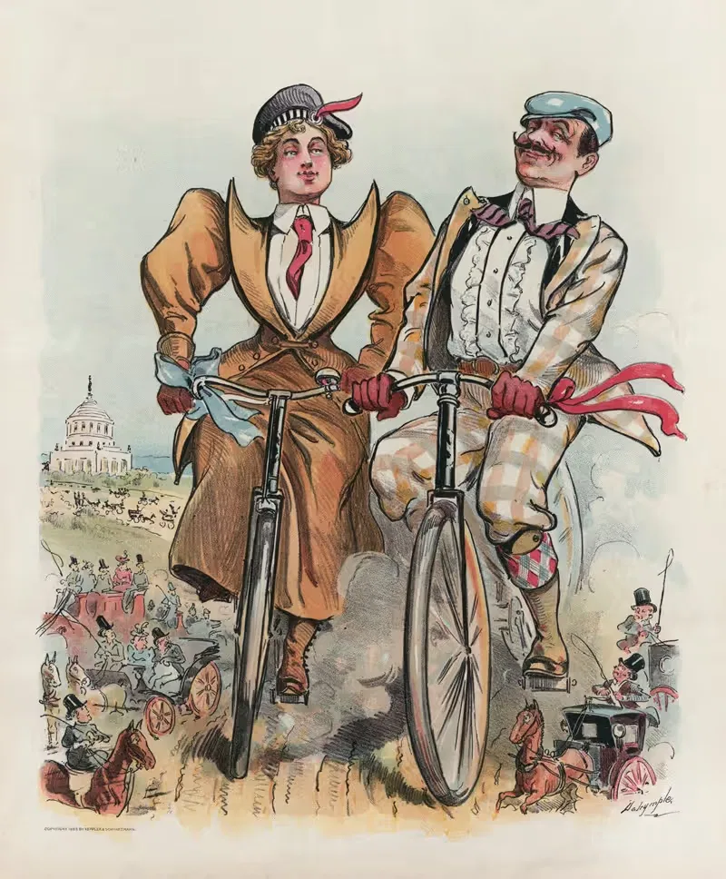 The biggest people on the road! — Louis Dalrymple