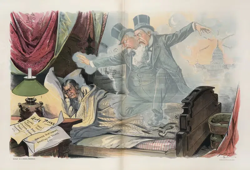 The business man's perpetual nightmare — Louis Dalrymple
