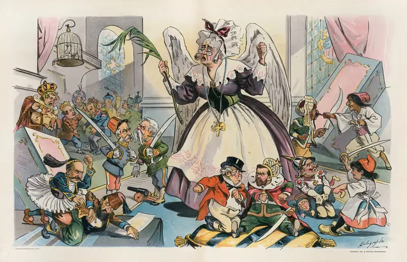 The quarrelsome European nursery — Louis Dalrymple