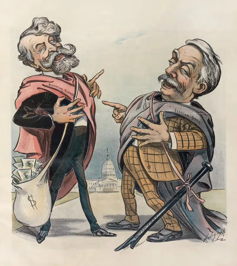 What a fuss they made about us! — Louis Dalrymple