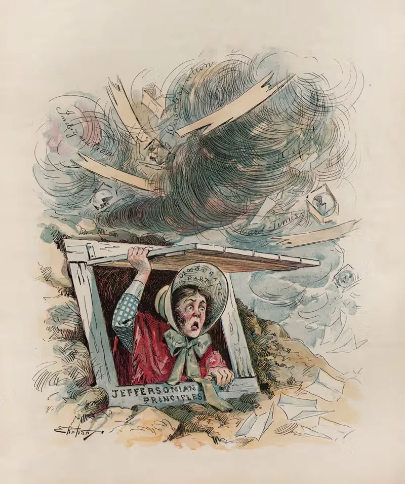 In the cyclone cellar, – waiting for fair weather — Samuel Ehrhart