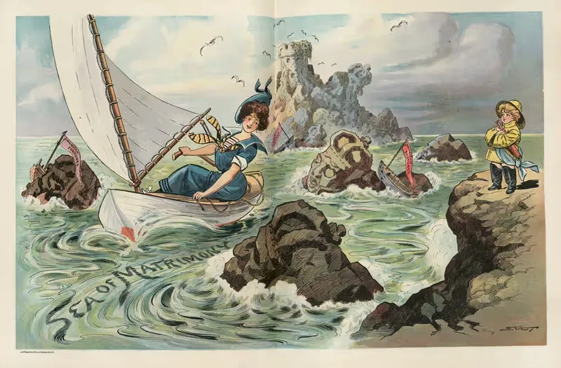 В безопасности в опасных водах by Самуэль Эрхарт, 1903 — digital art print download