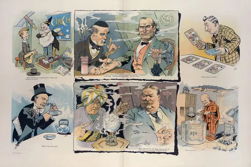 Signs and divinations by Samuel Ehrhart, 1908 — digital art print download