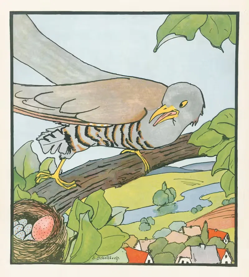 Комические совы, Пл.11 by Элизабет Шеллбах, 1909 — digital art print download
