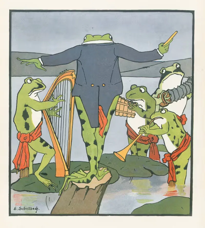 Комические совы Pl.13 by Элизабет Шеллбах, 1909 — digital art print download